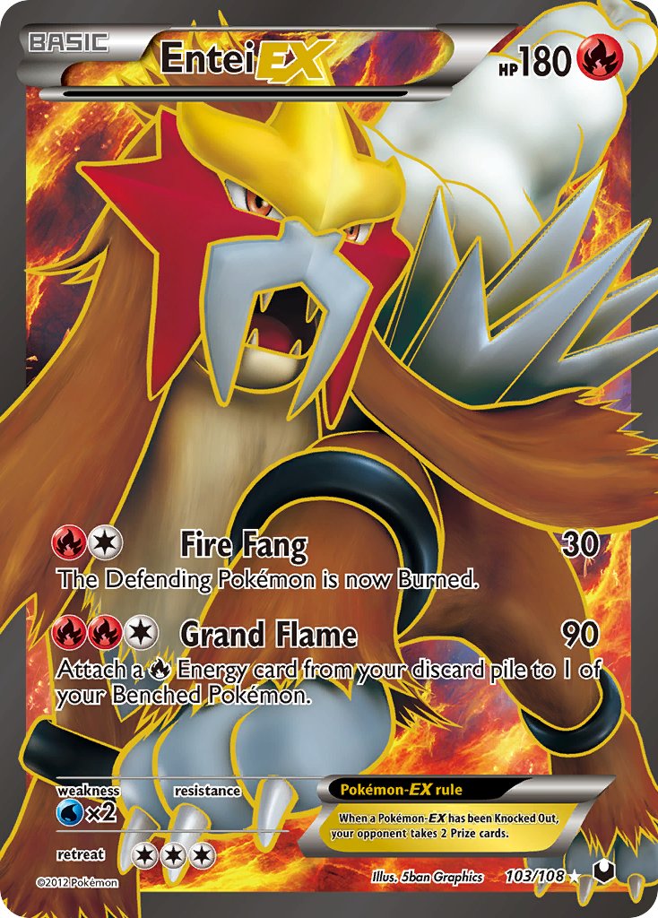 Entei-EX - 103 - Dark Explorers