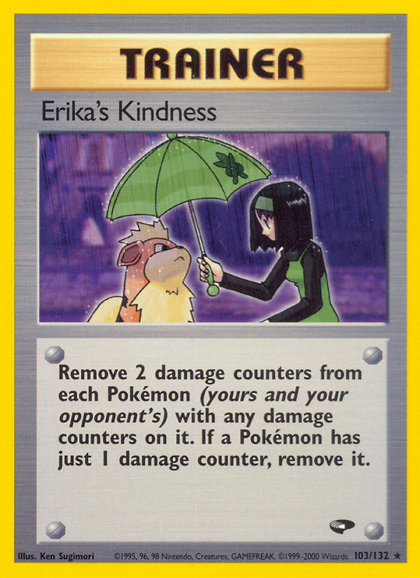 Check the actual price of your Erika’s Kindness 103/132 Pokemon card