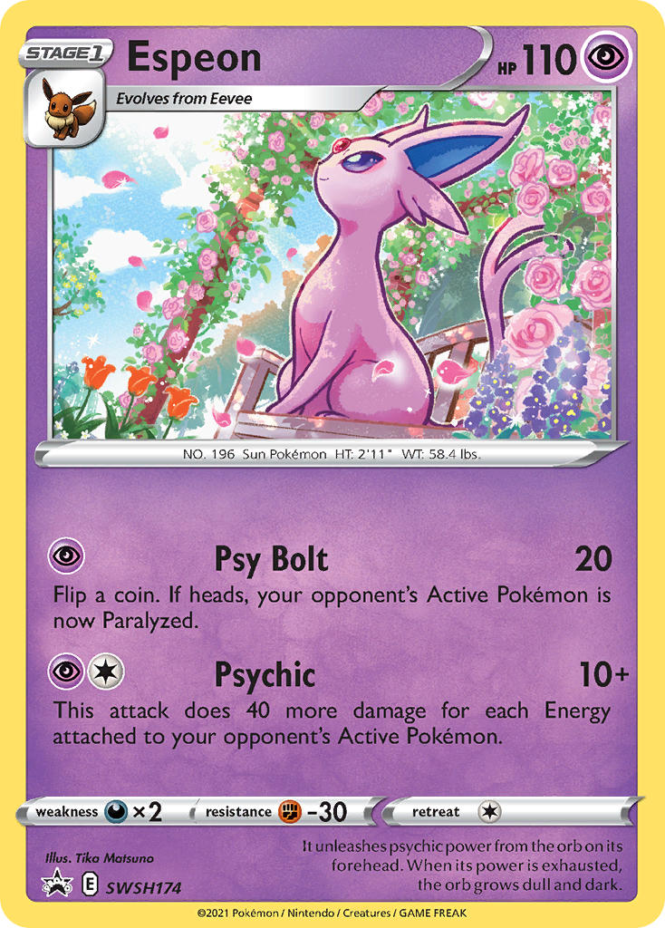 Espeon - SWSH174 - Sword & Shield Promos