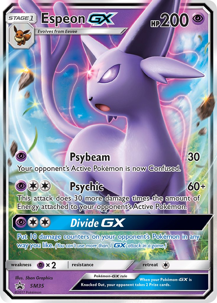 Espeon-GX - SM35 - Sun & Moon Promos