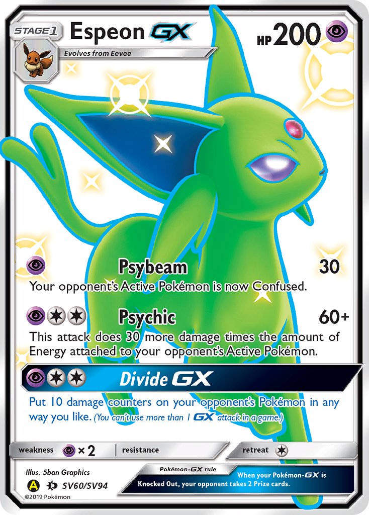 Espeon-GX - SV60 - Sun & Moon