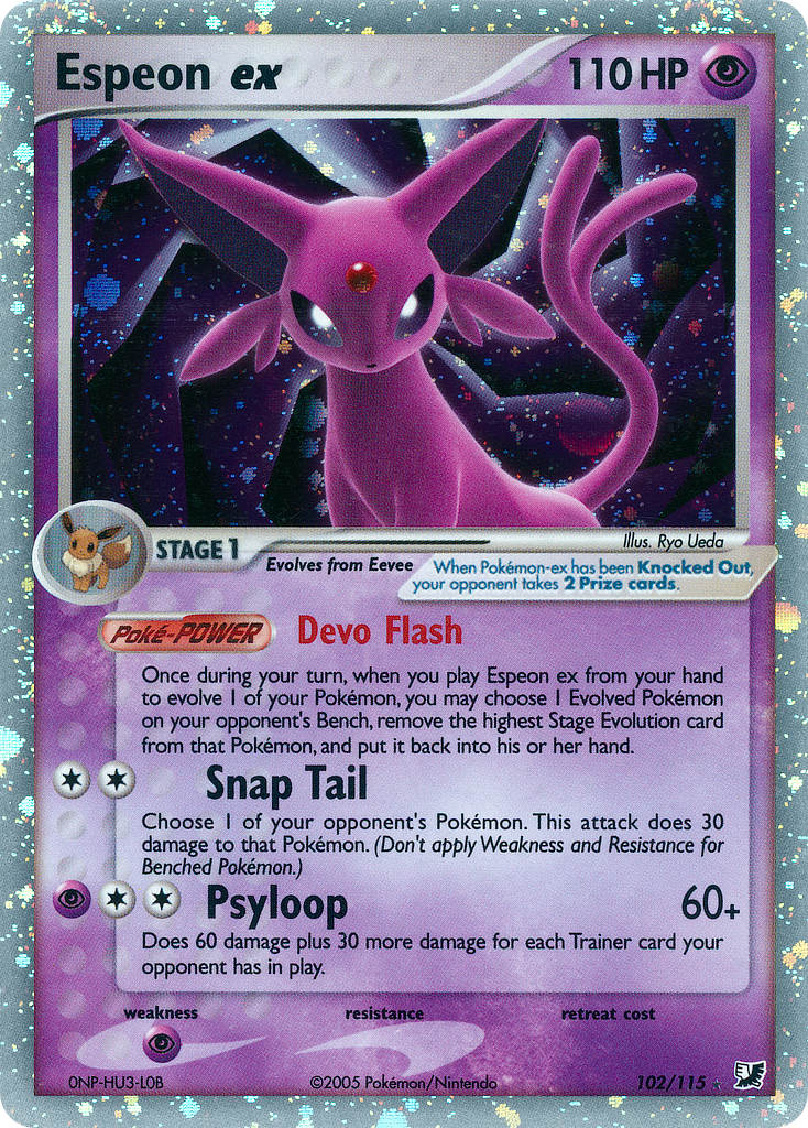 Espeon ex - 102 - Unseen Forces