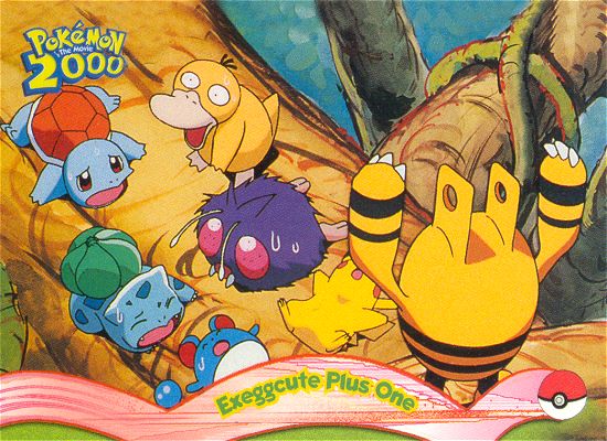 Exeggcute Plus One - 6 - Topps - Pokemon the Movie 2000 - front