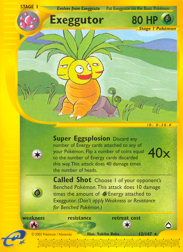 Exeggutor - 12/147 - Aquapolis