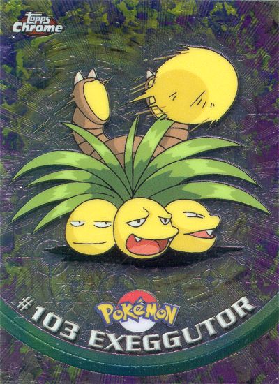 Exeggutor - 103 - Topps - Chrome series 2 - front