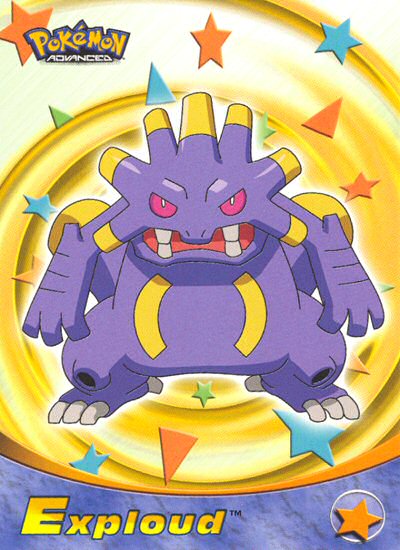 Exploud - 32 - Topps - Pokemon Advanced - front