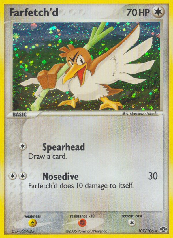 Check the actual price of your Farfetch'd 107/106 Pokemon card