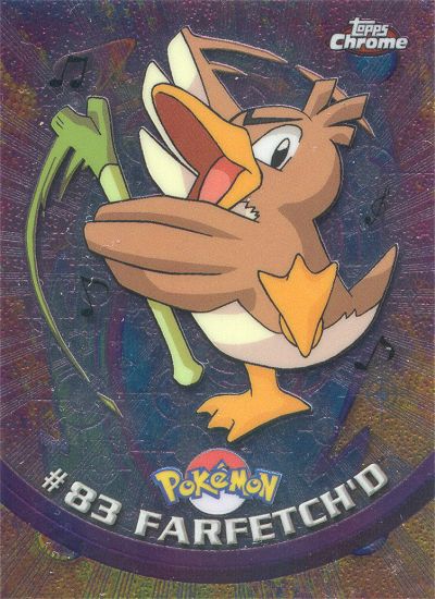 Farfetch'd - #83 Holo Rare - Pokemon Topps Chrome Sparkle Card - Serie –  JAB Games13