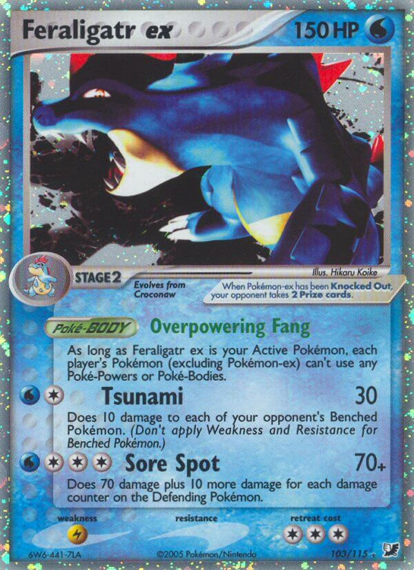 Feraligatr ex - 103 - Unseen Forces