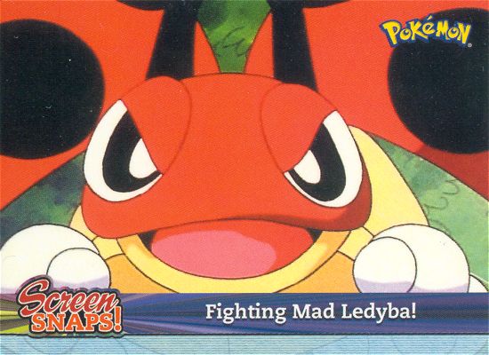 Fighting Mad Ledyba! - snap24 - Topps - Johto series - front
