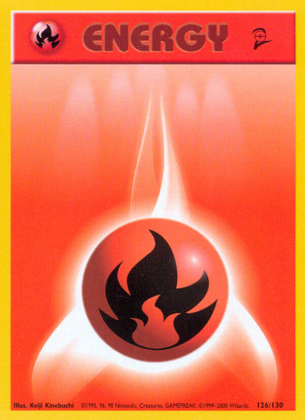 Fire Energy-126-Base Set 2