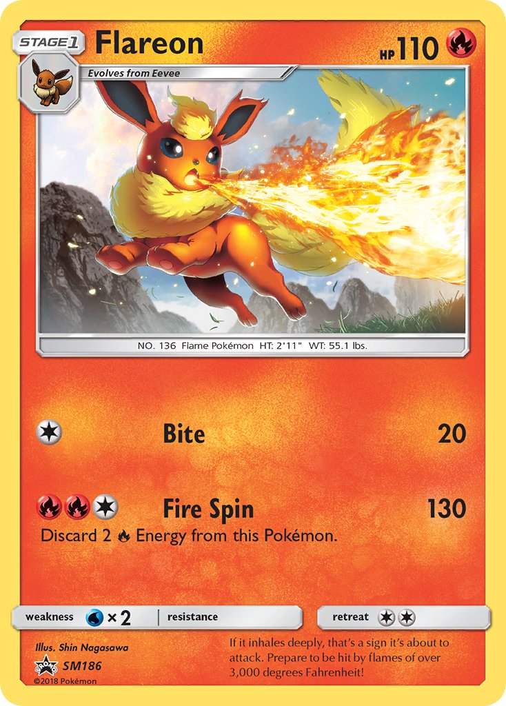 Flareon - SM186 - Sun & Moon Promos