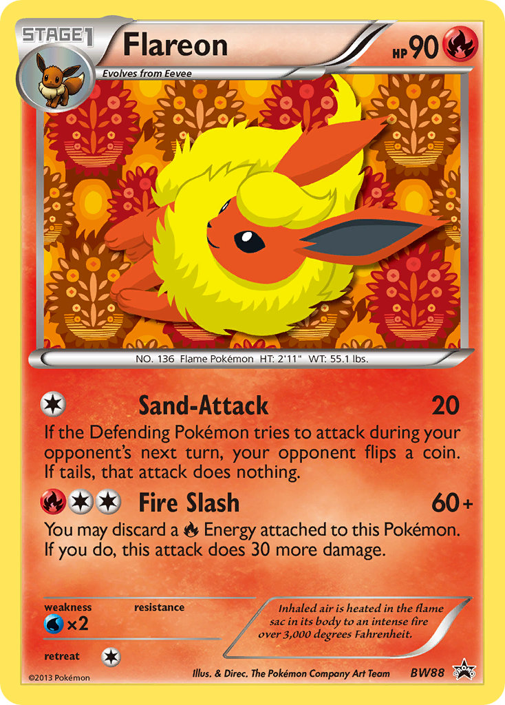 Flareon - BW88 - Black & White Promos