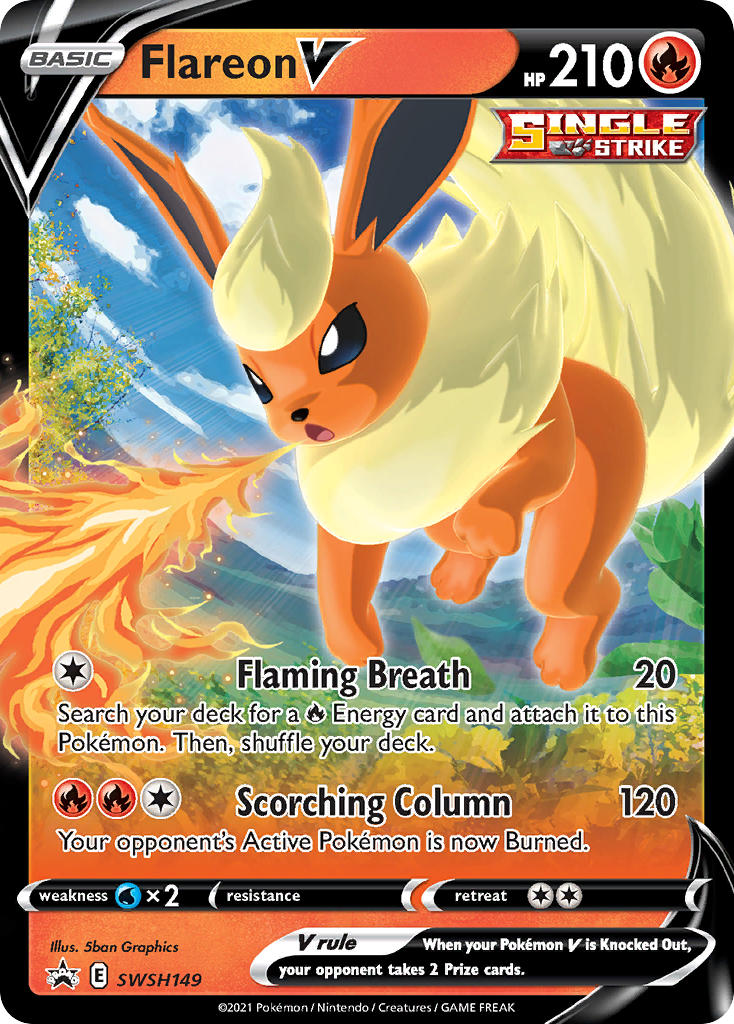 Flareon V - SWSH149 - Sword & Shield Promos