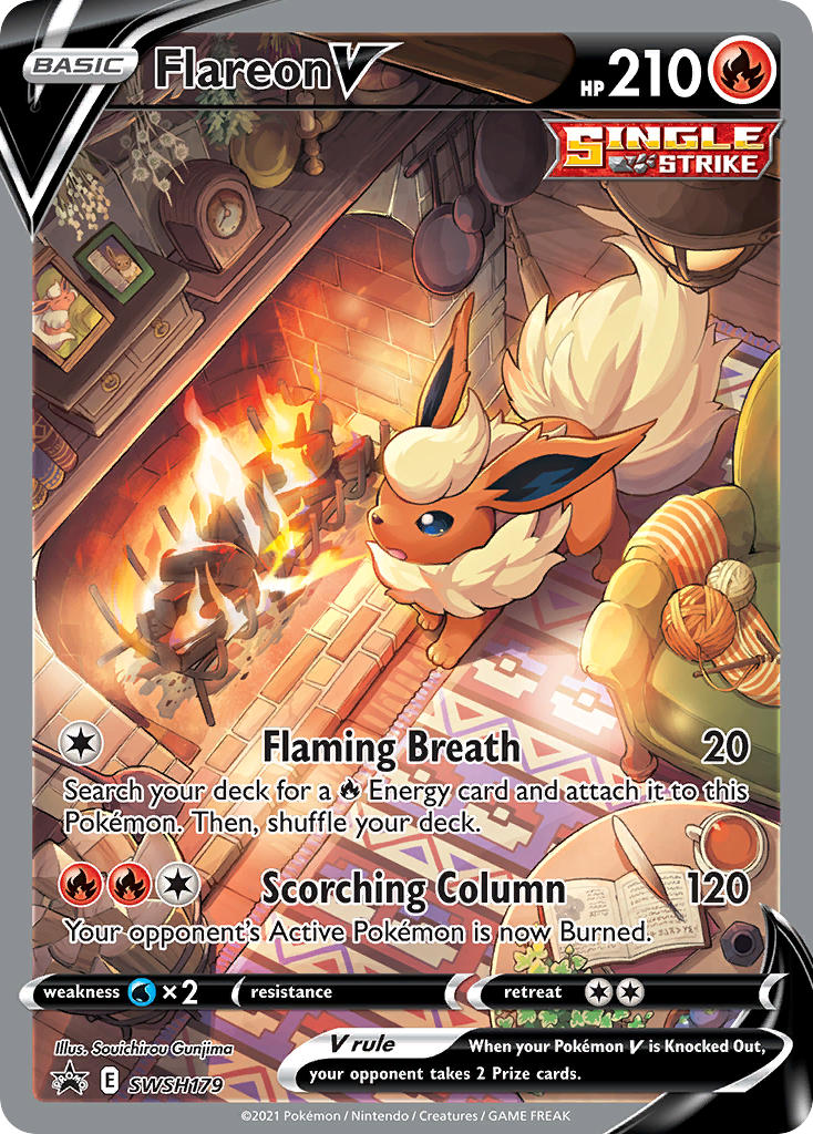 Flareon V - SWSH179 - Sword & Shield Promos