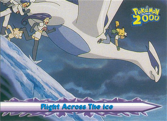 Flight Across The Ice - 54 - Topps - Pokemon the Movie 2000 - front