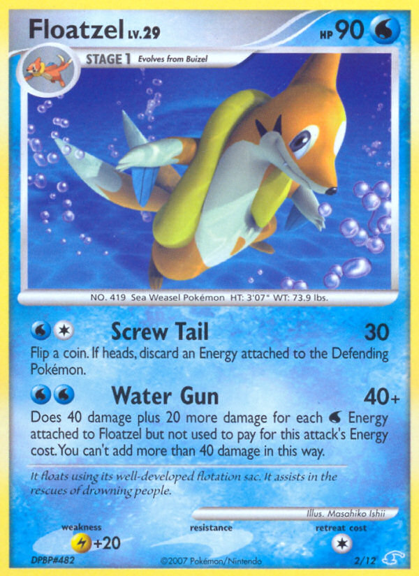 Floatzel - 2/12 - DP Trainer Kit Manaphy