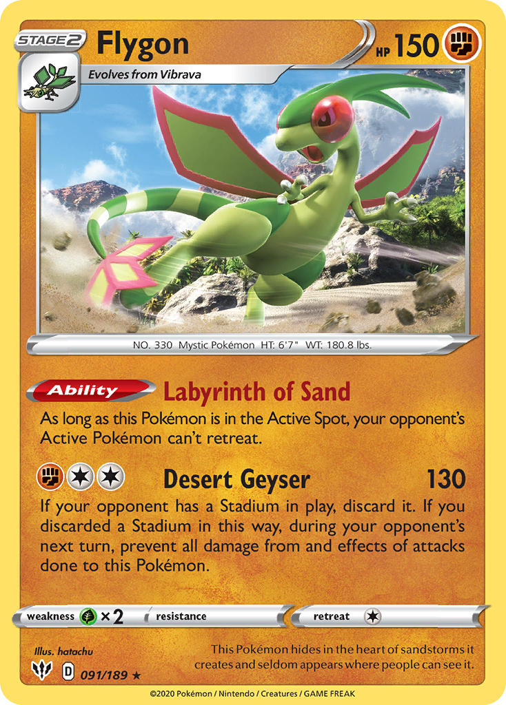 Flygon - 91 - Darkness Ablaze