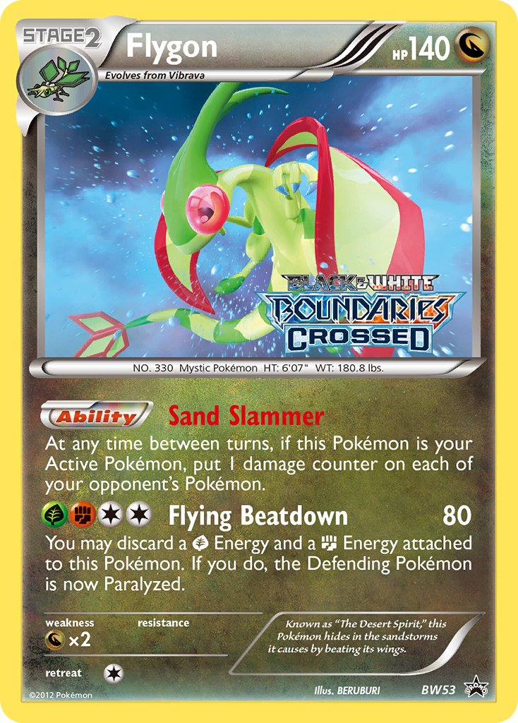 Flygon - BW53 - Black & White Promos