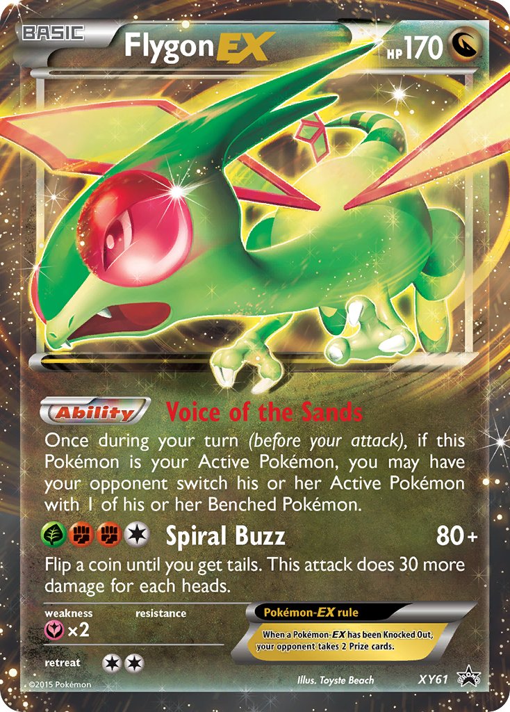 Flygon-EX - XY61 - XY Promos