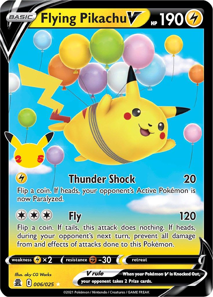 Flying Pikachu V - 6 - Celebrations