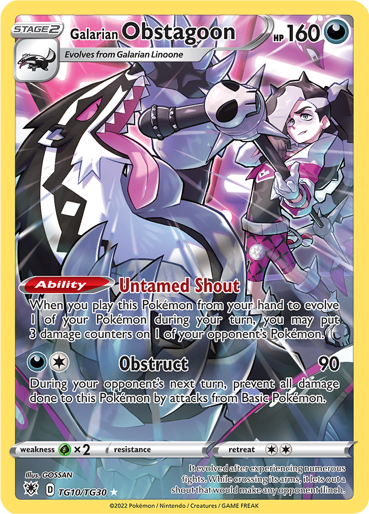 Galarian Obstagoon - TG10 - Astral Radiance