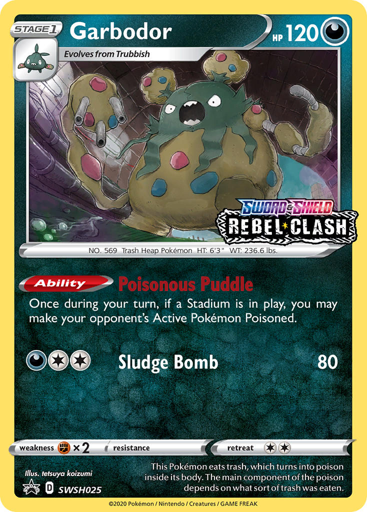 Garbodor - SWSH025 - Sword & Shield Promos