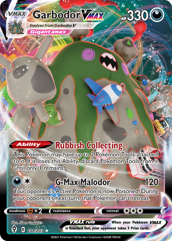 Garbodor VMAX - 101 - Evolving Skies