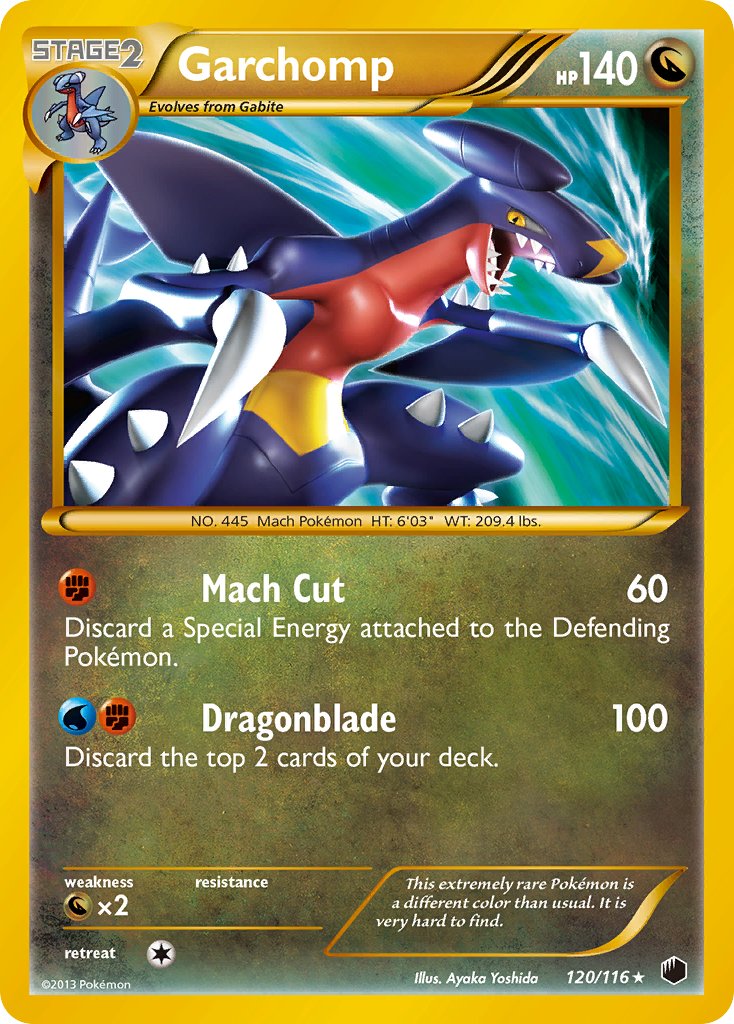 CARD POKEMON POKEDEX EF VOL. III #07 MEGA GARCHOMP & EMPOLEON 2022 Sinnoh  TCG