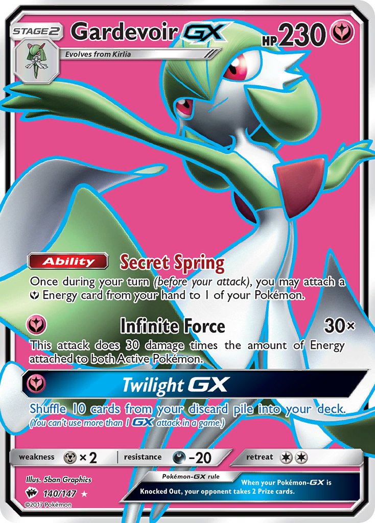 Gardevoir-GX - 140 - Burning Shadows