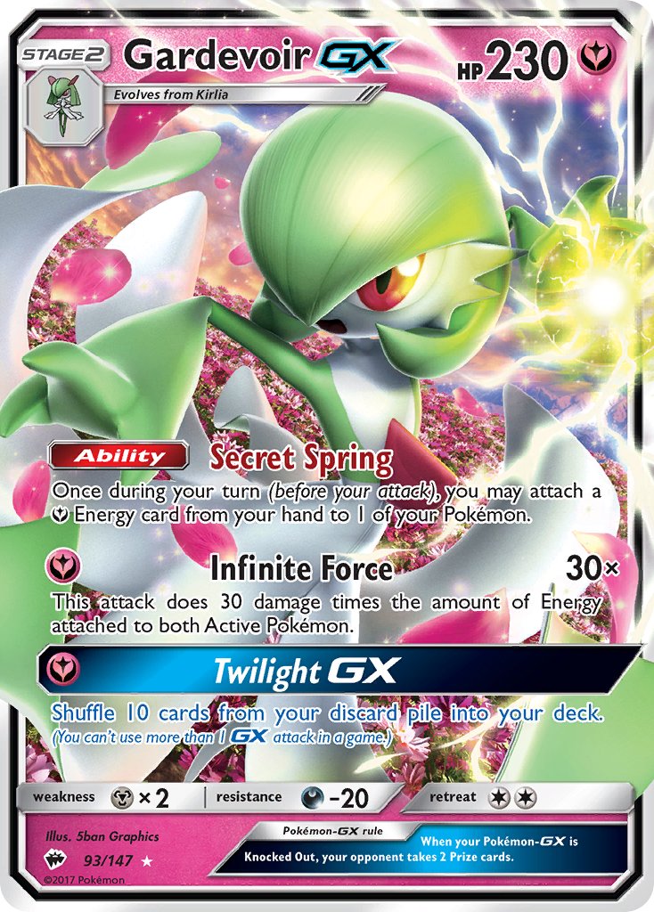 Gardevoir-GX - 93 - Burning Shadows