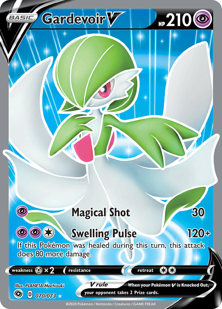 Check the actual price of your Gardevoir V 070/073 Pokemon card