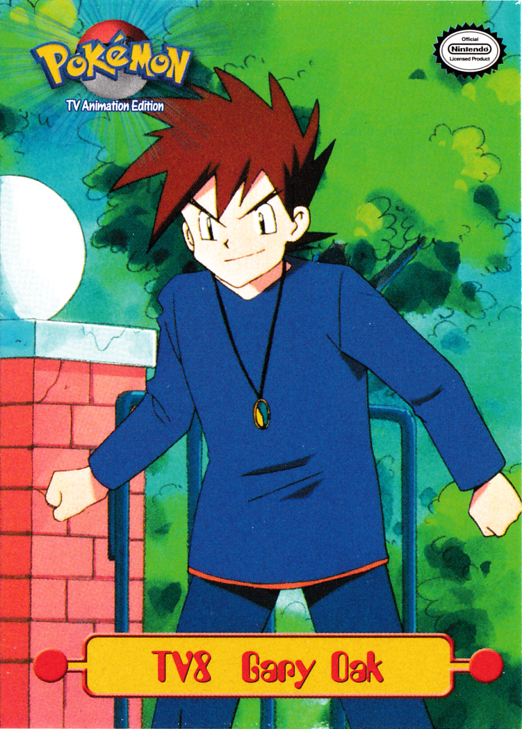 Gary Oak - TV8 - Topps - Series 1 - front