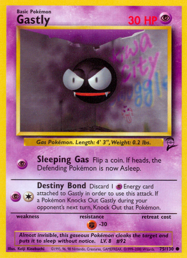 Gastly-75-Base Set 2