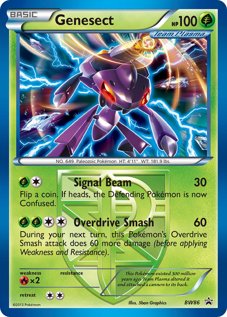 Genesect - BW86 - Black & White Promos