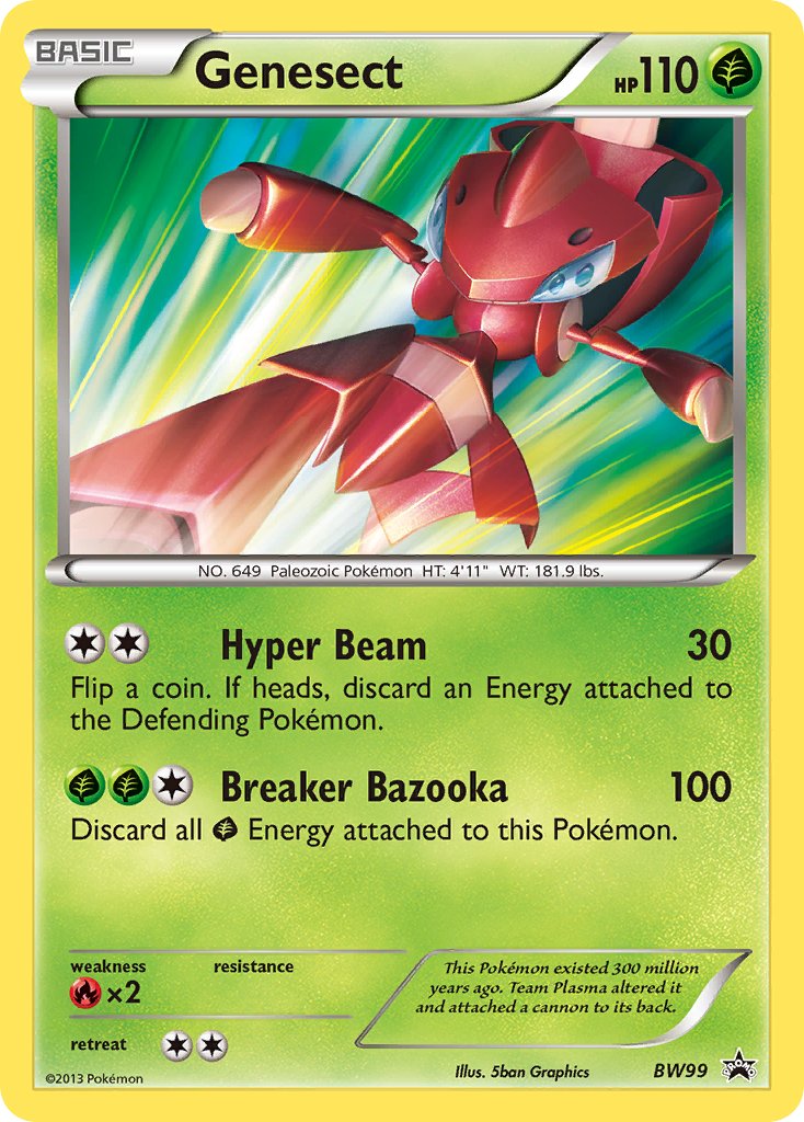 Genesect - BW99 - Black & White Promos