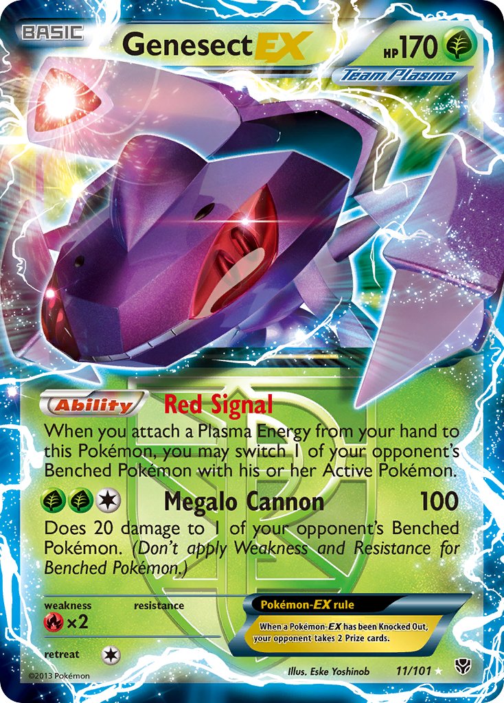 Genesect-EX - 11 - Plasma Blast