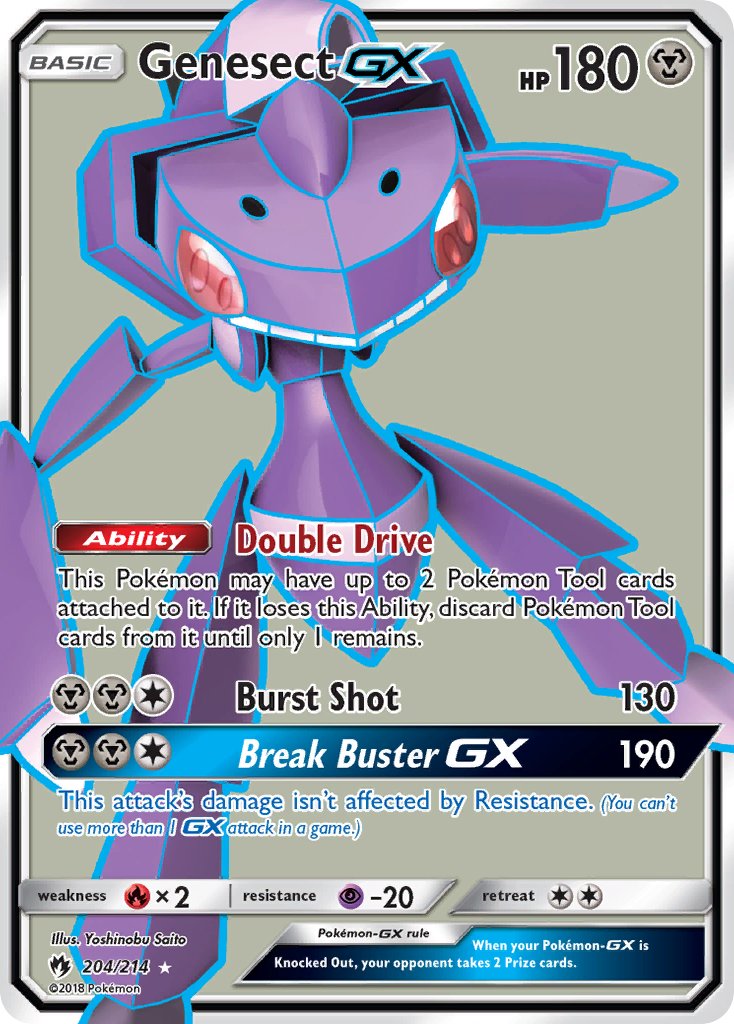 Genesect-GX - 204 - Lost Thunder