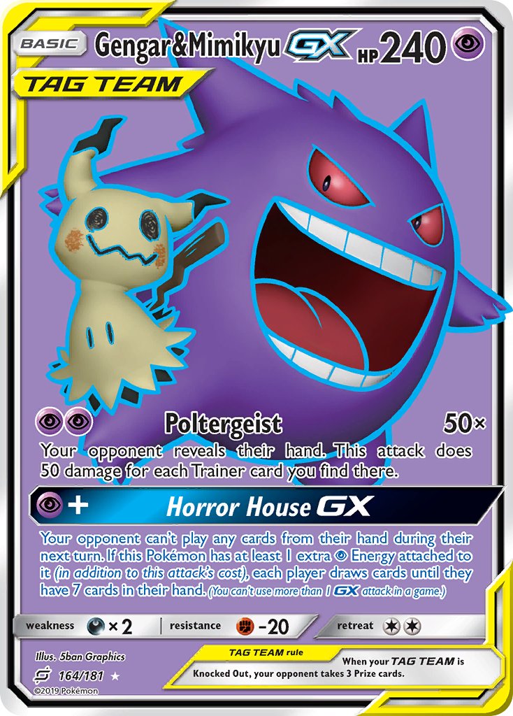 Gengar & Mimikyu-GX - 164 - Team Up