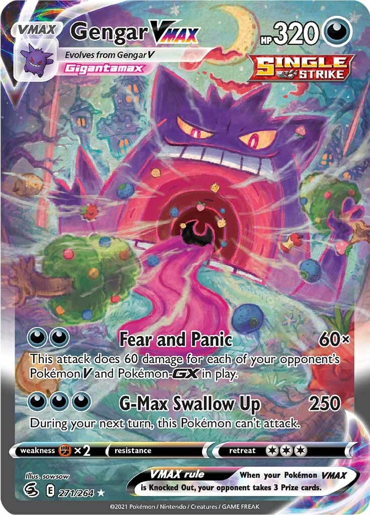 Gengar VMAX (Alternate Art Secret) - 271 - Fusion Strike