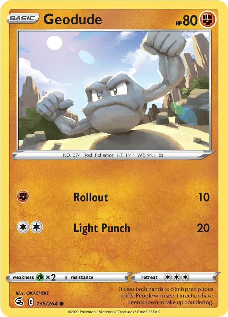 Geodude - 135 - Fusion Strike