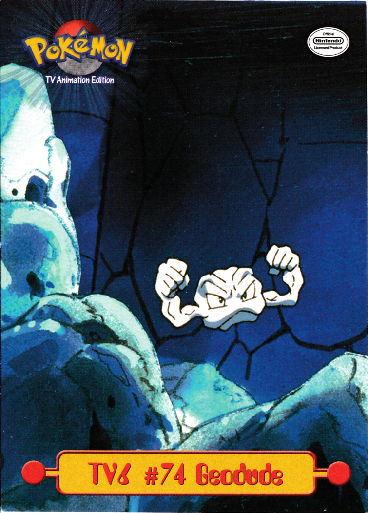 Geodude - TV6 - Topps - Series 1 - front