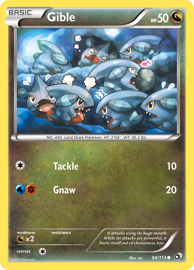 Gible - 94 - Legendary Treasures