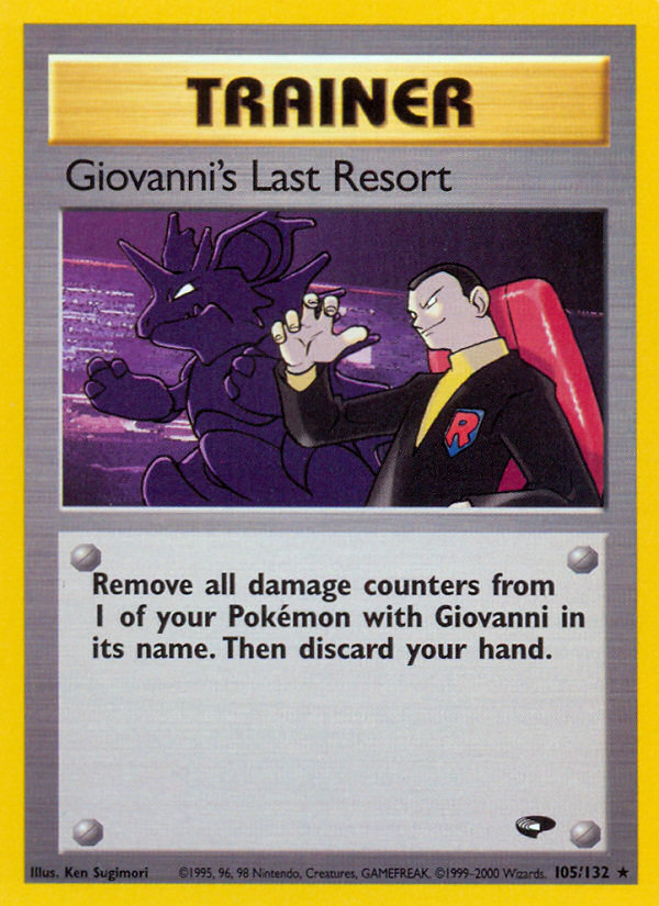 Giovanni’s Last Resort Gym Challenge Unlimited
