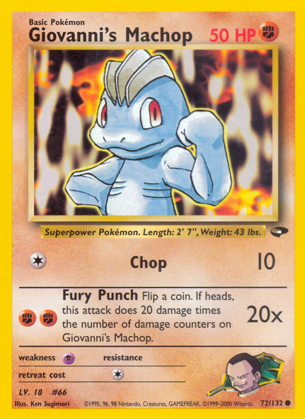 Giovanni’s Machop