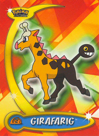 Girafarig - 29 - Topps - Pokemon Advanced Challenge - front