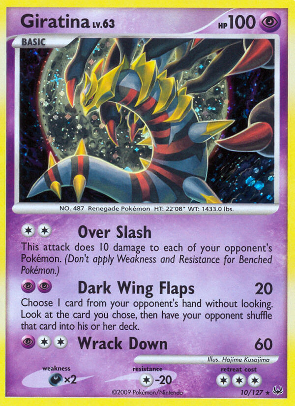 Check the actual value of your Giratina Pokemon cards on