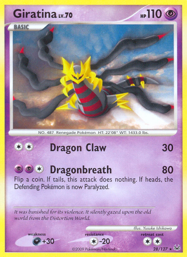 Check the actual value of your Giratina Pokemon cards on