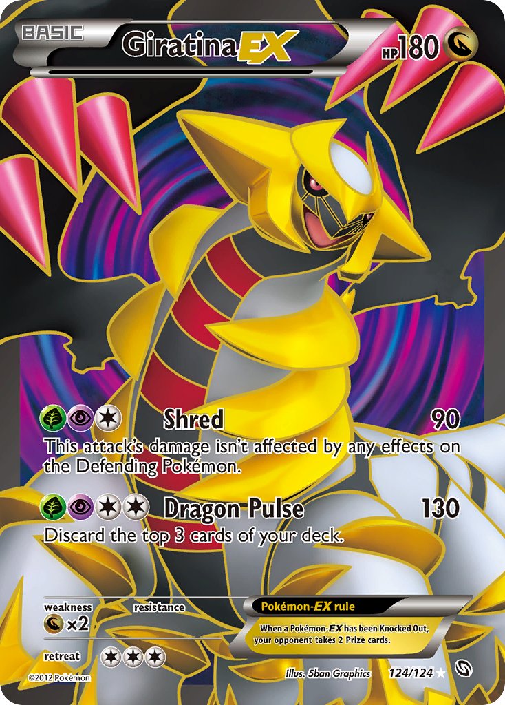 Giratina EX (92/124) [Black & White: Dragons Exalted]