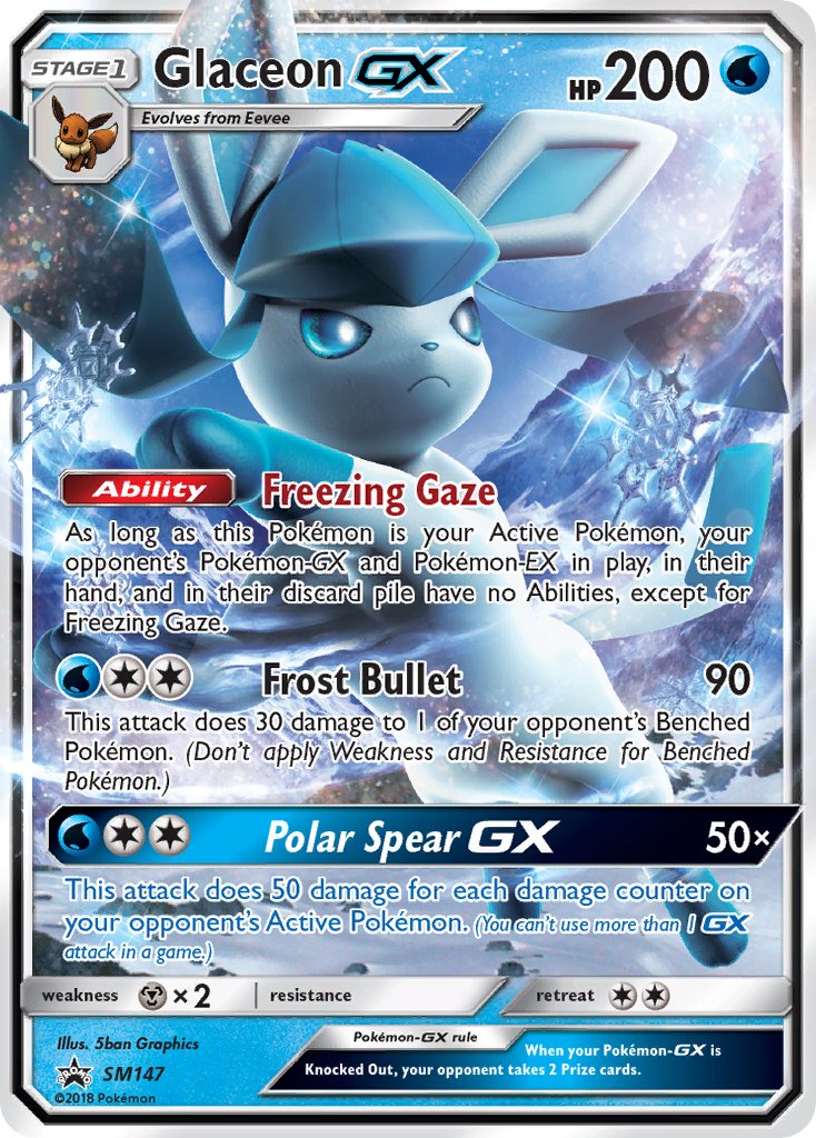 Glaceon-GX - SM147 - Sun & Moon Promos